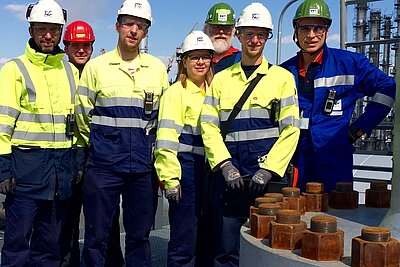 Ingenieure auf einer Anlage